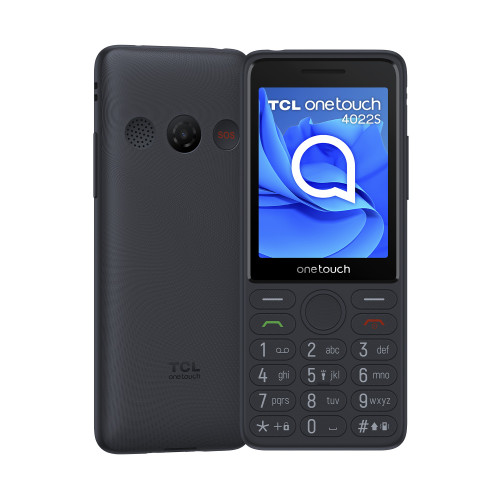 TCL Onetouch 4022s 7,11 cm (2.8") 75 g Cinzento Telefone para idosos TCL Onetouch 4022s 7,11 cm (2.8") 75 g Cinzento Telefone para idosos
