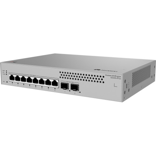 HUAWEI eKit S220S Series S220S-8T2J Gerido L2 Gigabit Ethernet (10 100 1000) 1U Cinzento HUAWEI eKit S220S Series S220S-8T2J Gerido L2 Gigabit Ethernet (10 100 1000) 1U Cinzento