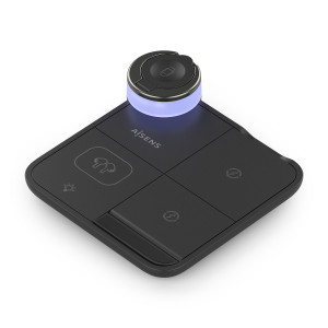 AISENS ASCH-15W4WC062-BK carregador de dispositivos móveis Auscultadores, Smartphone, Smartwatch Preto USB Carregamento