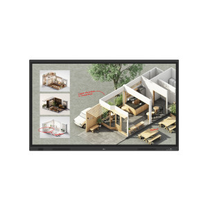 LG CreateBoard Standard Quadro Interativo 165,1 cm (65") 3840 x 2160 pixels Ecrã táctil Preto