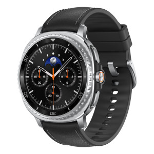 Samsung Galaxy Watch 8 Classic 3,3 cm (1.3") AMOLED 46 mm Digital 438 x 438 pixels Ecrã táctil 4G Prateado Wi-Fi GPS