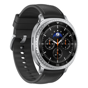 Samsung Galaxy Watch 8 Classic 3,3 cm (1.3") AMOLED 46 mm Digital 438 x 438 pixels Ecrã táctil Prateado Wi-Fi GPS 2