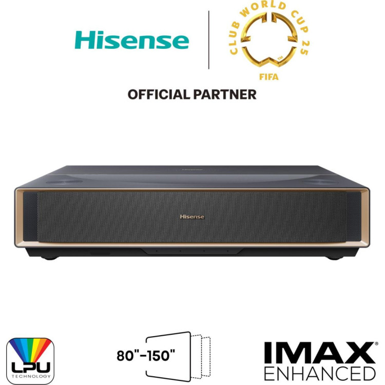 Hisense PT1 Projetor de ultra curta distância 2500 ANSI lumens DLP UHD 4K (3840x2160) Compatibilidade 3D Preto