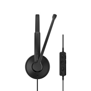 EPOS 1001421 auscultador Auscultadores Com fios Fita de cabeça Escritório Call center USB Type-C   USB Type-A Preto 2