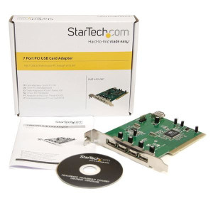 StarTech.com PCIUSB7 placa adaptador de interface Interno USB 2.0