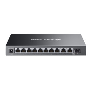 TP-Link Omada ES210GMP switch de rede Gerido Gigabit Ethernet (10 100 1000) Power over Ethernet (PoE) Preto 2