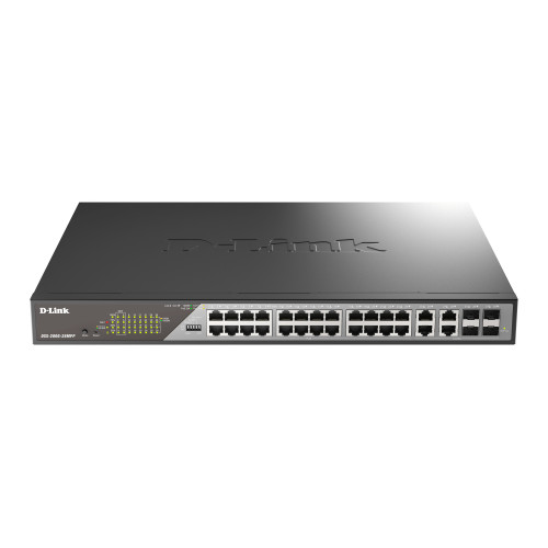 D-Link DSS-200G-28MPP switch de rede Gerido L2 Gigabit Ethernet (10 100 1000) Power over Ethernet (PoE) 1U Cinzento D-Link DSS-200G-28MPP switch de rede Gerido L2 Gigabit Ethernet (10 100 1000) Power over Ethernet (PoE) 1U Cinzento