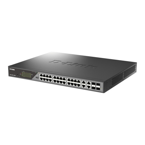 D-Link DSS-200G-28MPP switch de rede Gerido L2 Gigabit Ethernet (10 100 1000) Power over Ethernet (PoE) 1U Cinzento D-Link DSS-200G-28MPP switch de rede Gerido L2 Gigabit Ethernet (10 100 1000) Power over Ethernet (PoE) 1U Cinzento