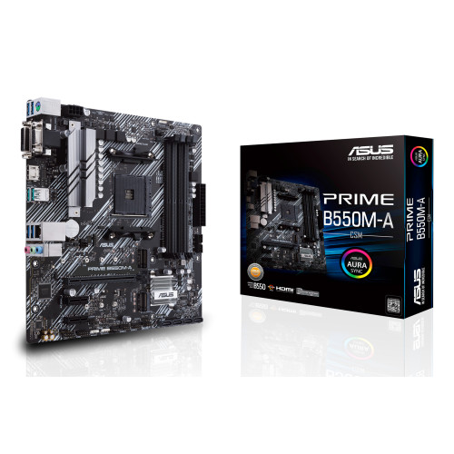 ASUS Prime B550M-A CSM AMD B550 Socket AM4 micro ATX