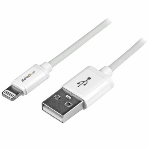 StarTech.com USBLT1MW cabo Lightning 1 m Branco