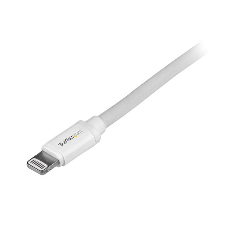 StarTech.com USBLT2MW cabo Lightning 2 m Branco