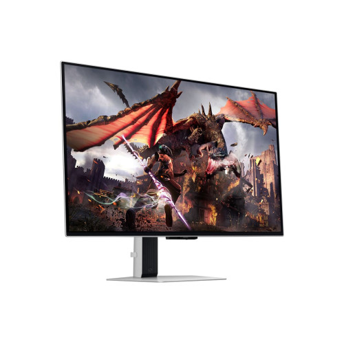 Samsung G80SD monitor de ecrã 81,3 cm (32") 3840 x 2160 pixels 4K Ultra HD OLED Prateado