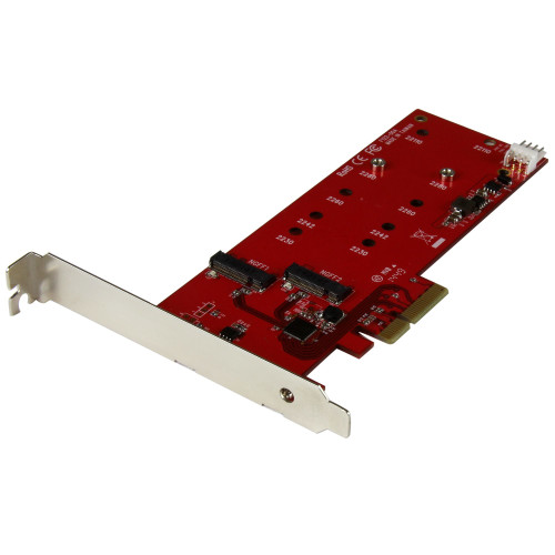 StarTech.com 2x placa controladora SSD SATA M.2 - PCIe