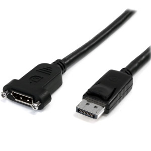 StarTech.com DPPNLFM3PW cabo DisplayPort 0,9 m Preto