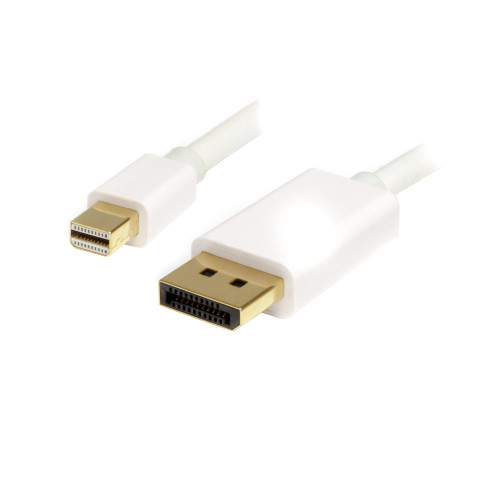 StarTech.com MDP2DPMM2MW cabo DisplayPort 2 m mini DisplayPort Branco