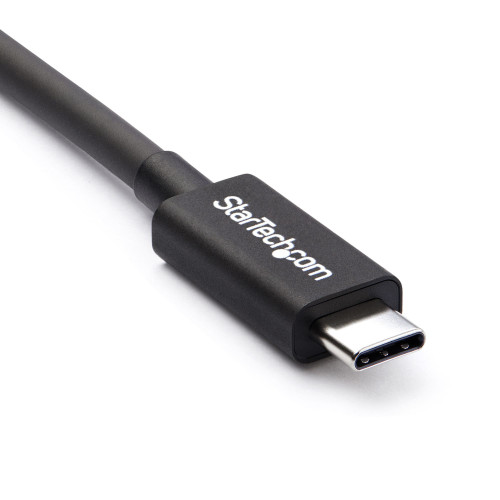 StarTech.com Cabo USB-C Thunderbolt 3 (20 Gbps) de 2 m - Compatível com Thunderbolt, USB e DisplayPort