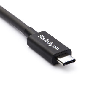 StarTech.com Cabo USB-C Thunderbolt 3 (40 Gbps) de 0,5 m - Compatível com Thunderbolt, USB e DisplayPort 2