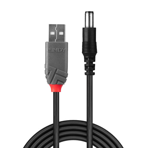 Lindy 70267 cabo USB USB 2.0 1,5 m USB A DC Preto