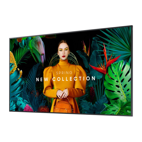Samsung QM43C Plasma digital 109,2 cm (43") LCD Wi-Fi 500 cd m² 4K Ultra HD Preto Processador built-in Tizen 7.0 24 7