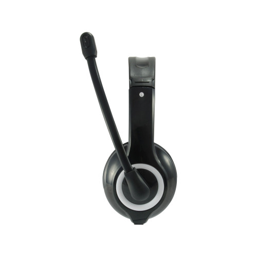 Equip 245301 auscultador Auscultadores Com fios Fita de cabeça Chamadas Música USB Type-A Preto