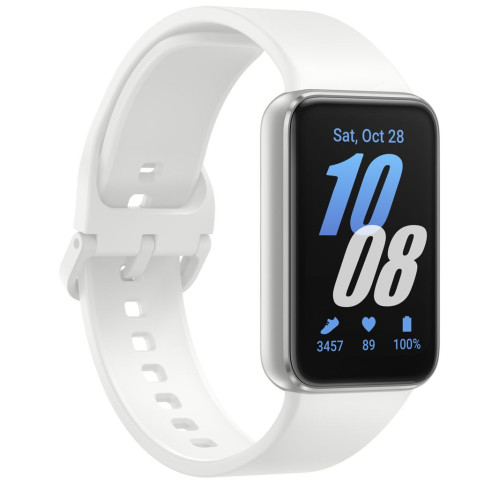 Samsung Galaxy Fit3 4,06 cm (1.6") AMOLED 40 mm Digital 256 x 402 pixels Ecrã táctil Prateado