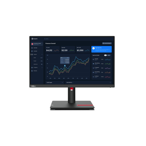 Lenovo ThinkVision T22i-30 LED display 54,6 cm (21.5") 1920 x 1080 pixels Full HD Preto