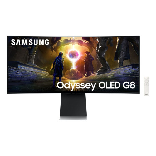 Samsung S34DG850SU monitor de ecrã 86,4 cm (34") 3440 x 1440 pixels UltraWide Quad HD OLED Prateado